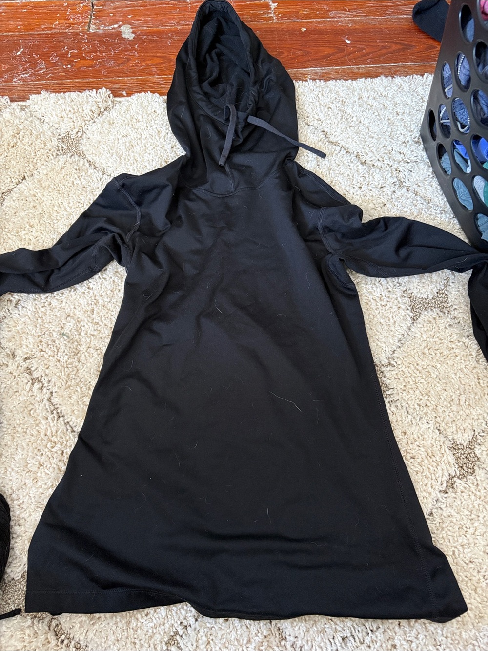 Nike Black Long Hooded Sweatshirt